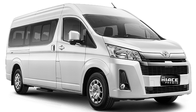 Sewa Toyota Hiace Premio di Padang & Bukittinggi